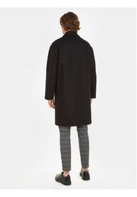 Calvin Klein Płaszcz wełniany K10K111745 Czarny Regular Fit. Kolor: czarny. Materiał: wełna #6