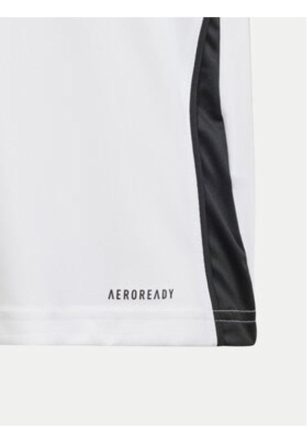 Adidas - adidas Koszulka techniczna Tiro 24 Jersey IS1033 Biały Slim Fit. Kolor: biały. Materiał: syntetyk