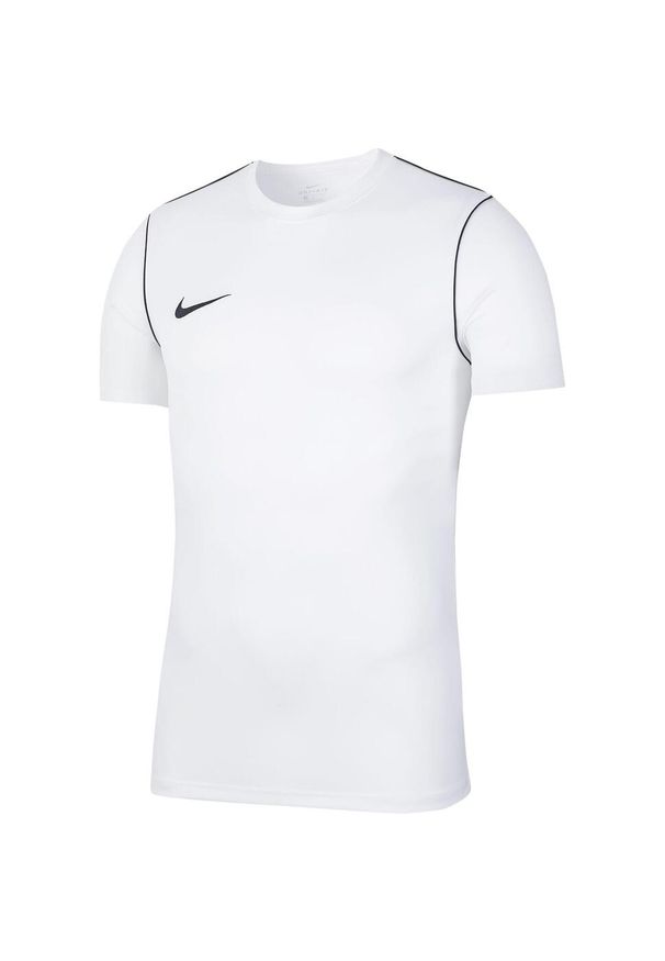 Koszulka sportowa chłopięca Nike JR Park 20. Kolor: biały. Długość rękawa: krótki rękaw. Długość: krótkie