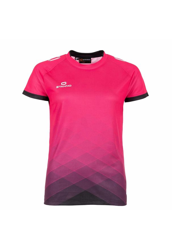 STANNO - Damski jersey Stanno Altius. Kolor: wielokolorowy, czarny, różowy. Materiał: jersey. Sport: piłka nożna, fitness
