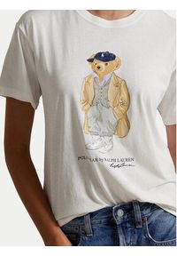 Polo Ralph Lauren T-Shirt 211971752001 Biały Straight Fit. Typ kołnierza: polo. Kolor: biały. Materiał: bawełna #4