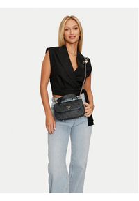 Guess Torebka HWESG9 51021 Czarny. Kolor: czarny. Materiał: skórzane