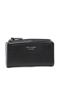 Duży Portfel Damski Kate Spade Zip Slim Wallet K5613 Black 001. Kolor: czarny. Materiał: skóra #1