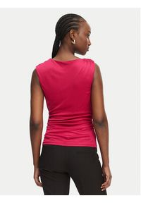Marciano Guess Top G6GP02 K3068 Różowy Slim Fit. Kolor: różowy. Materiał: wiskoza #2
