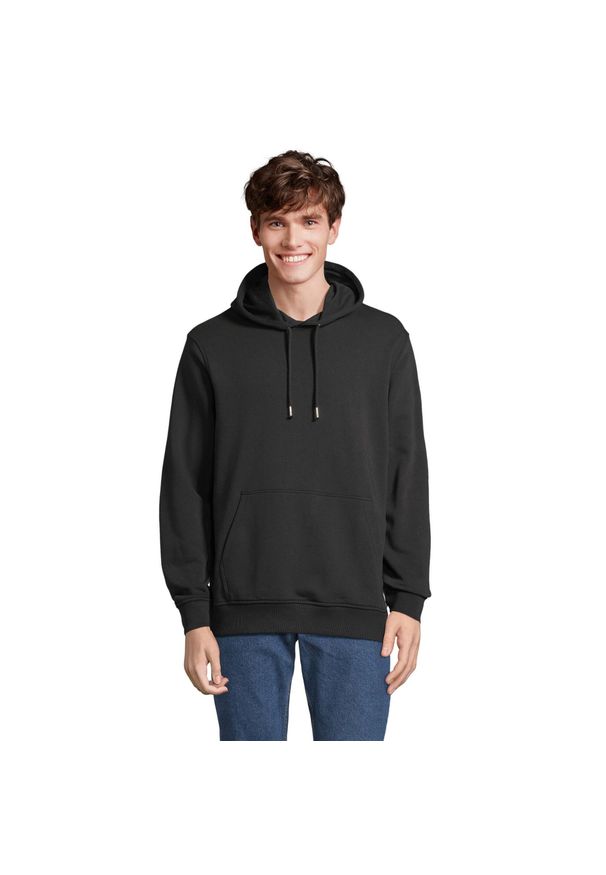 SOL'S - Męska Bluza Z Kapturem Constellation. Typ kołnierza: kaptur. Kolor: czarny