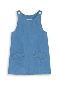 bonprix - Sukienka jeansowa Tom Tailor z czystej bawełny. Okazja: na co dzień. Kolor: niebieski. Materiał: bawełna, jeans. Styl: casual #1