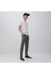 Reserved - Spodnie chino slim - Szary. Kolor: szary #1