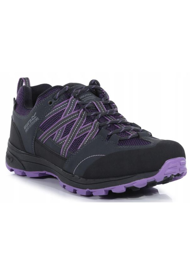 Buty trekkingowe damskie Samaris Low II Regatta. Kolor: czarny. Materiał: poliester, guma. Styl: sportowy