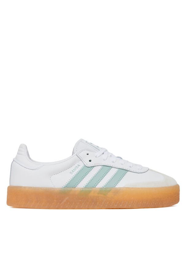 Adidas - adidas Sneakersy Sambae JP5609 Biały. Kolor: biały. Materiał: skóra