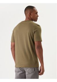 Hugo - HUGO T-Shirt Dero222 50466158 Khaki Regular Fit. Kolor: brązowy. Materiał: bawełna #5