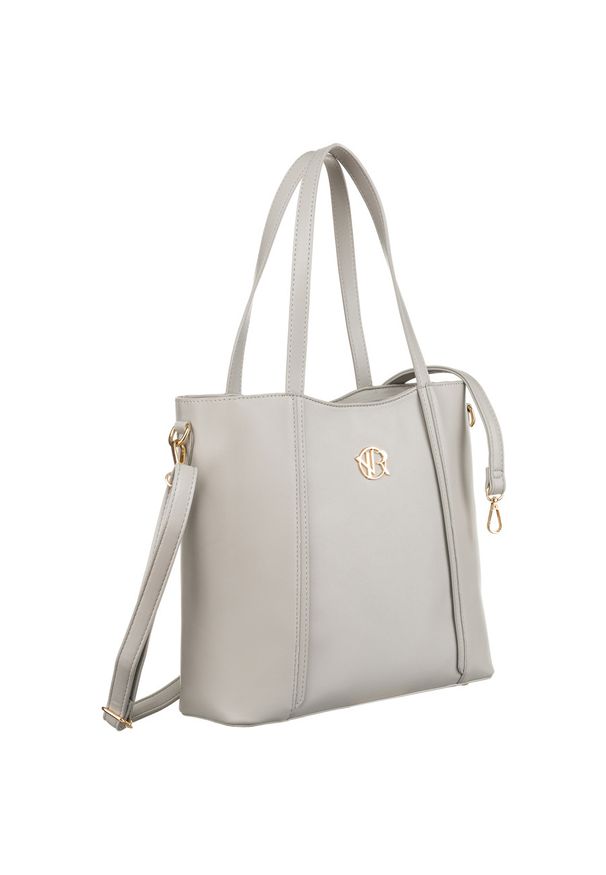 ROVICKY - Shopperka szara Rovicky R-TOR-ALE-7. Kolor: szary. Materiał: skóra ekologiczna