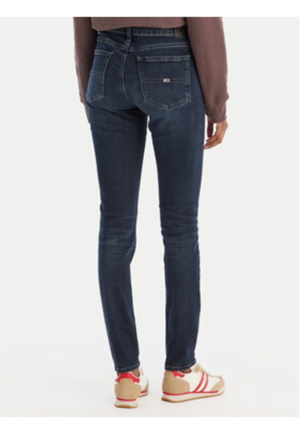 Tommy Jeans Jeansy Sophie DW0DW21387 Granatowy Skinny Fit. Kolor: niebieski
