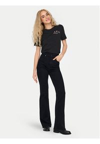 only - ONLY T-Shirt Polly 15317989 Czarny Regular Fit. Kolor: czarny. Materiał: bawełna #5