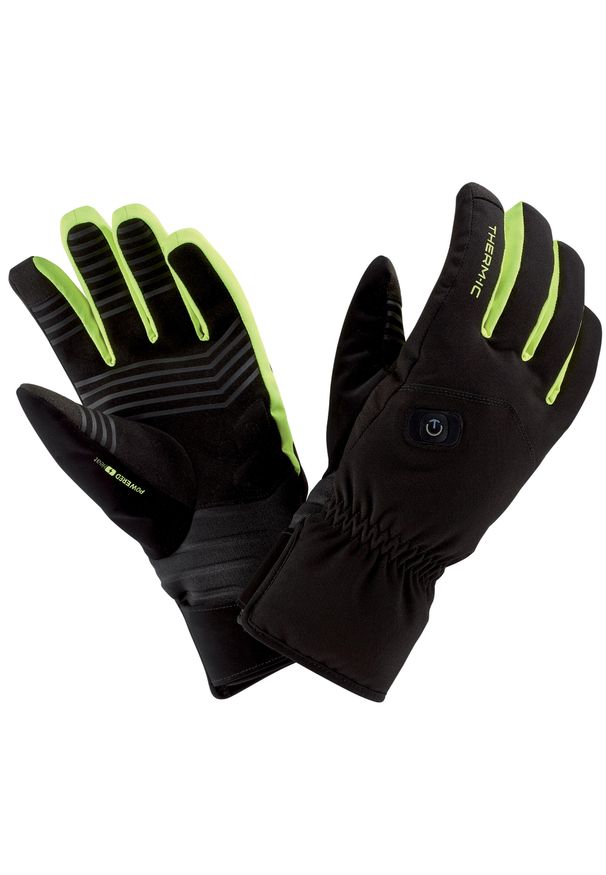 Rekawica multisport doroslych Therm-ic PowerGloves Light+ cienka i wszechstronna. Kolor: czarny, wielokolorowy, żółty