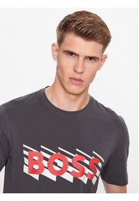 BOSS - Boss T-Shirt 50495719 Szary Regular Fit. Kolor: szary. Materiał: bawełna #5