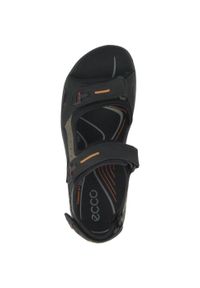 ecco - Buty do chodzenia męskie Ecco Offroad Marine. Zapięcie: rzepy. Kolor: czarny. Materiał: materiał, syntetyk. Sport: turystyka piesza