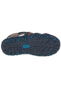 Sandały CMP Sahiph Hiking Sandal Jr 30Q9524-46UE czarne niebieskie szare. Okazja: na co dzień. Kolor: szary, czarny, wielokolorowy, niebieski. Materiał: syntetyk, guma, tkanina. Sezon: lato. Styl: casual