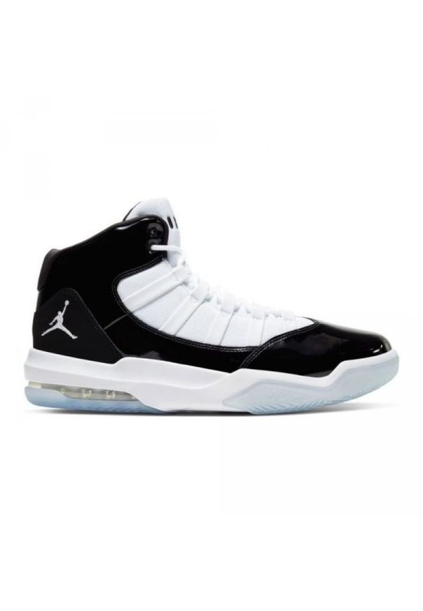 Buty Nike Jordan Max Aura M AQ9084-011 białe. Okazja: na co dzień. Kolor: biały. Materiał: materiał, skóra. Szerokość cholewki: normalna