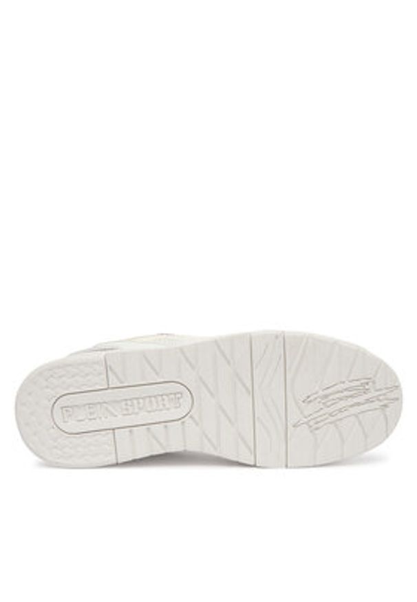 Plein Sport Sneakersy SAFS USC0845 STE003N Biały. Kolor: biały. Materiał: skóra