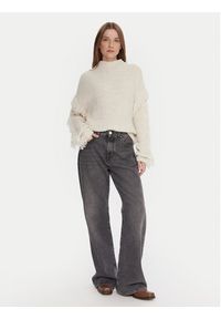 only - ONLY Sweter Molly 15363467 Beżowy Regular Fit. Kolor: beżowy. Materiał: syntetyk #5