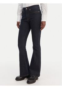 Hugo - HUGO Jeansy Geflare_3 50553195 Granatowy Flare Fit. Kolor: niebieski #1