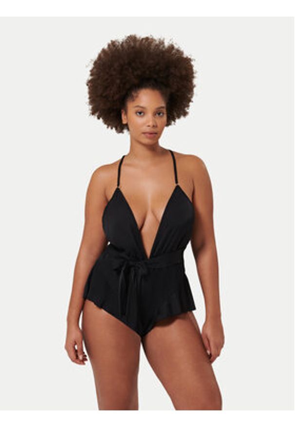 Bluebella Piżama Blake 42284 Czarny Feminine Fit. Kolor: czarny. Materiał: syntetyk