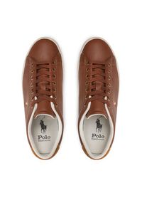 Polo Ralph Lauren Sneakersy Longwood 816879935001 Brązowy. Kolor: brązowy. Materiał: skóra #5