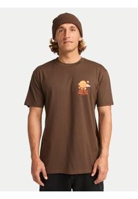 Billabong T-Shirt Gimmicks EBYZT00363 Brązowy Regular Fit. Kolor: brązowy. Materiał: bawełna #1