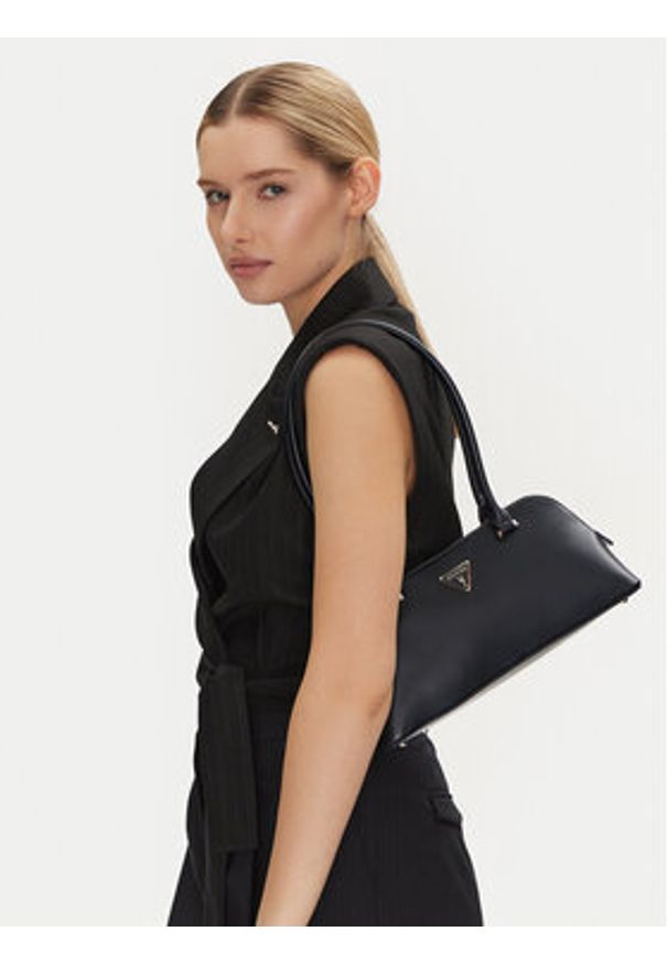 Guess Torebka HWVG94 93080 Czarny. Kolor: czarny. Materiał: skórzane