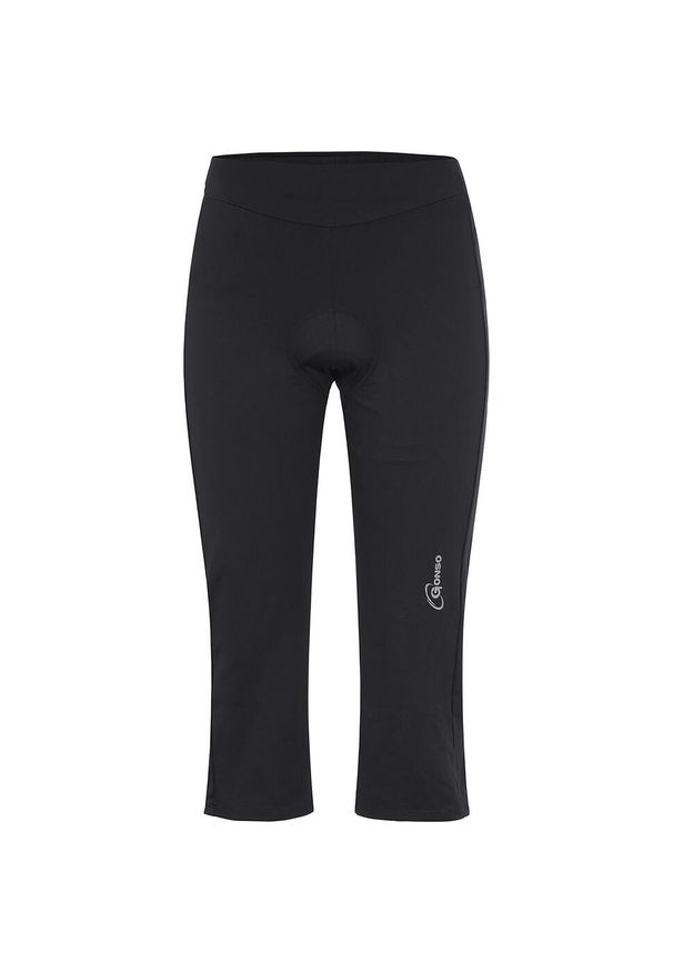 GONSO - Damskie legginsy 3/4 dzwony Gonso Essential. Kolor: wielokolorowy, szary, czarny. Sport: kolarstwo