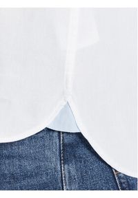 TOMMY HILFIGER - Tommy Hilfiger Koszula Flex Dobby MW0MW31816 Biały Slim Fit. Kolor: biały. Materiał: bawełna