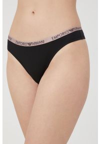 Emporio Armani Underwear stringi 162468.2R223 kolor czarny. Kolor: czarny #1