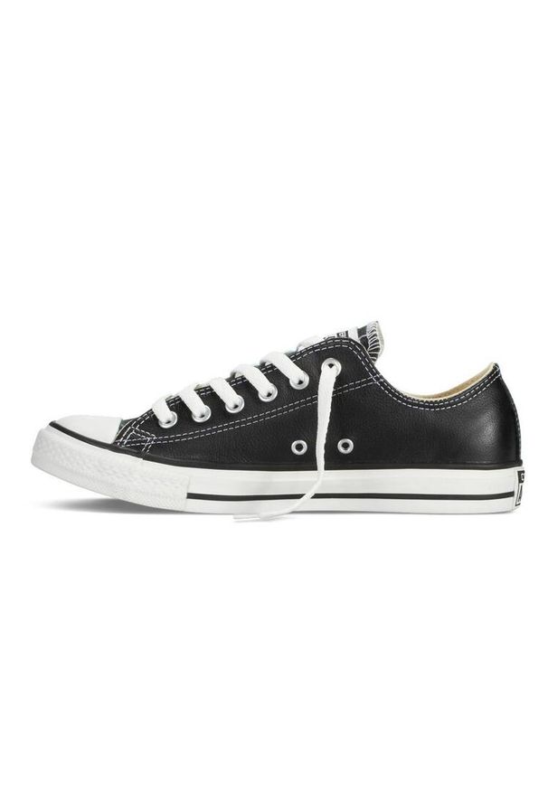 Converse - Buty na co dzień trampki unisex CONVERSE ALL STAR niskie skóra. Okazja: na co dzień. Kolor: czarny, biały, wielokolorowy. Materiał: skóra. Model: Converse All Star. Sport: turystyka piesza