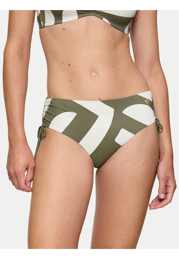 Triumph Dół od bikini Summer Allure 10218744 Zielony. Kolor: zielony. Materiał: syntetyk