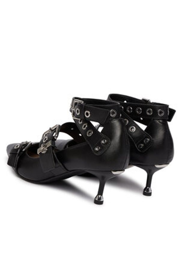 Liu Jo Szpilki Deva 12 SA6021 P0102 Czarny. Kolor: czarny. Materiał: skóra. Obcas: na szpilce