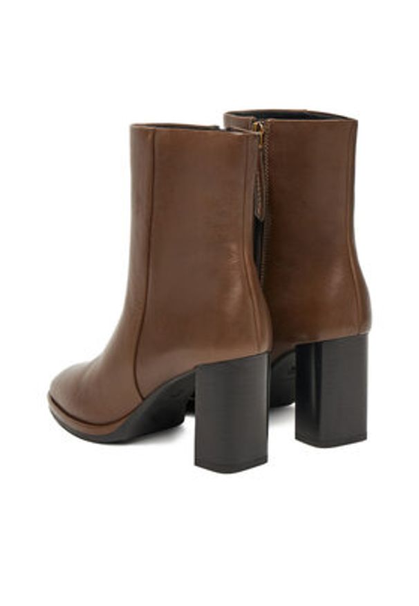 Gino Rossi Botki EO-LORA-0121991 Brązowy. Kolor: brązowy. Materiał: skóra