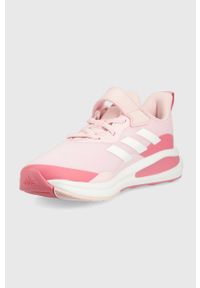 Adidas - adidas sneakersy dziecięce FortaRun GV7836 kolor fioletowy. Nosek buta: okrągły. Zapięcie: rzepy. Kolor: fioletowy. Materiał: materiał, guma #2
