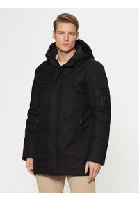 BOSS Parka J_Terra 1 50523391 Czarny Regular Fit. Kolor: czarny. Materiał: syntetyk