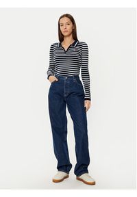 Tommy Jeans Sweter DW0DW19887 Beżowy Slim Fit. Kolor: beżowy. Materiał: bawełna