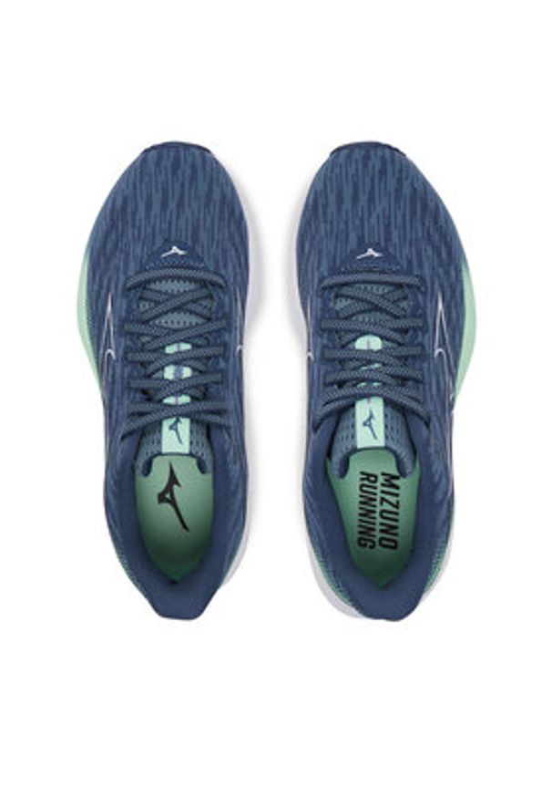 Mizuno Buty do biegania Wave Rider 28 J1GD2403 Szary. Kolor: szary. Materiał: materiał. Model: Mizuno Wave