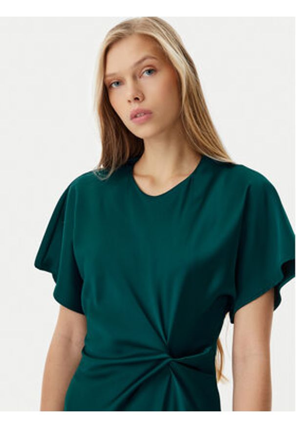 Rinascimento Sukienka koktajlowa CFC0122932003 Zielony Regular Fit. Kolor: zielony. Materiał: syntetyk. Styl: wizytowy