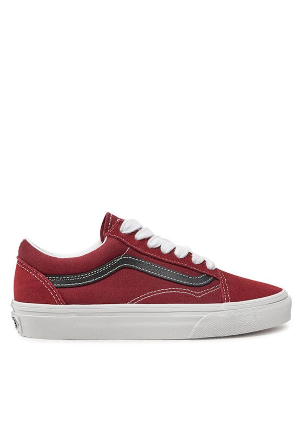 Vans Tenisówki Old Skool VN0A2Z42MDB1 Czerwony. Kolor: czerwony. Materiał: skóra, zamsz