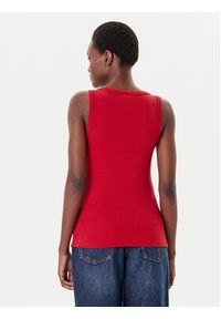 Hugo - HUGO Top Datamia 50514489 Czerwony Slim Fit. Kolor: czerwony. Materiał: bawełna #3