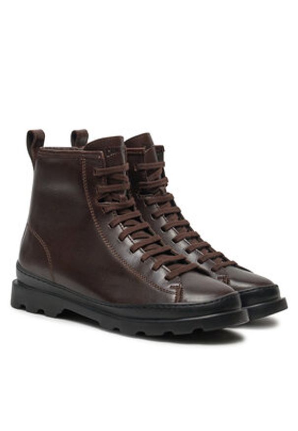 Camper Botki Brutus K400325-056 Brązowy. Kolor: brązowy. Materiał: skóra