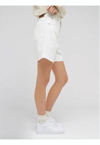 Lee Szorty jeansowe Stella L37EGVA60 112330595 Écru Regular Fit. Materiał: bawełna, lyocell