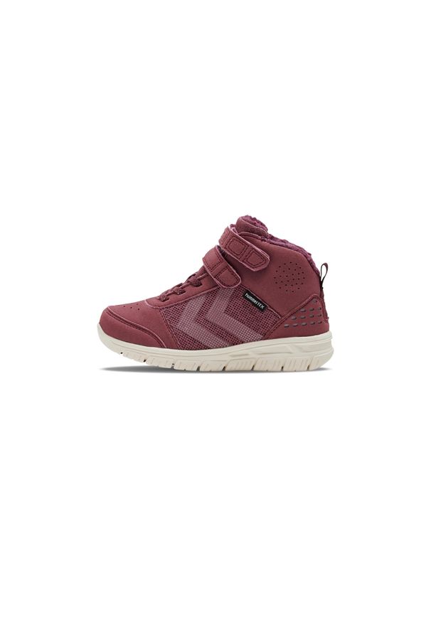 Sneakersy dla dzieci Hummel Crosslite Winter Mid Tex. Okazja: na co dzień. Kolor: fioletowy. Sezon: zima