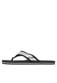 Calvin Klein Jeans Japonki Beach Sandal In Met YM0YM00950 Czarny. Kolor: czarny. Materiał: materiał