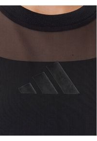 Adidas - adidas T-Shirt ALL SZN Soft Lux Mesh JM3737 Czarny Loose Fit. Kolor: czarny. Materiał: syntetyk #4