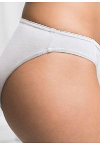bonprix - Figi (10 par). Kolor: biały. Wzór: gładki #3