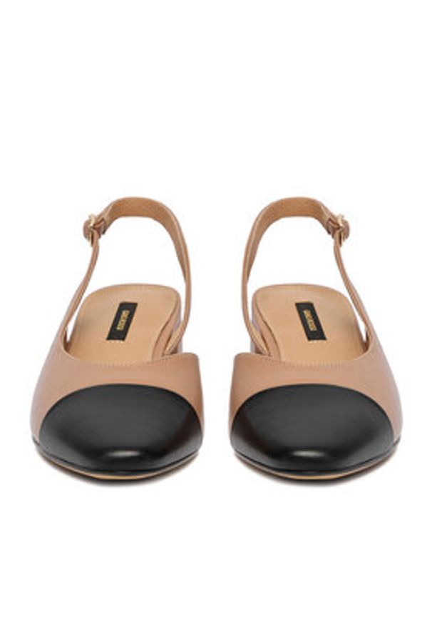 Gino Rossi - GINO ROSSI Czółenka 4893-01 Beżowy. Kolor: beżowy. Materiał: skóra